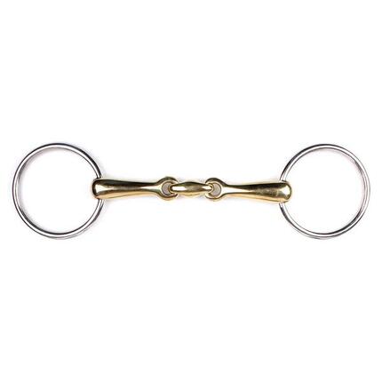 Mors double brisure en maillechort argentan Q-essentials Argentan