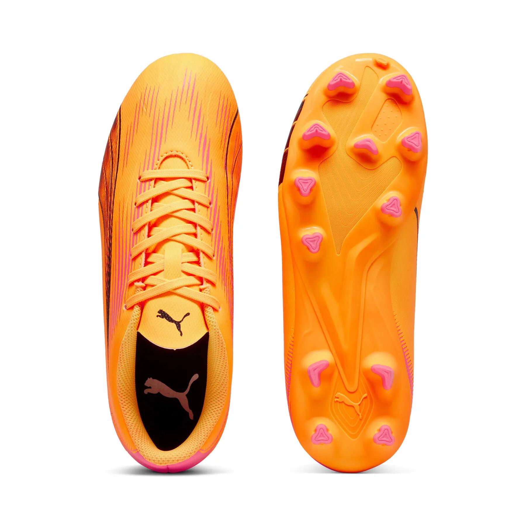 Crampons Puma Ultra Play Fg/Ag orange Junior 6/7