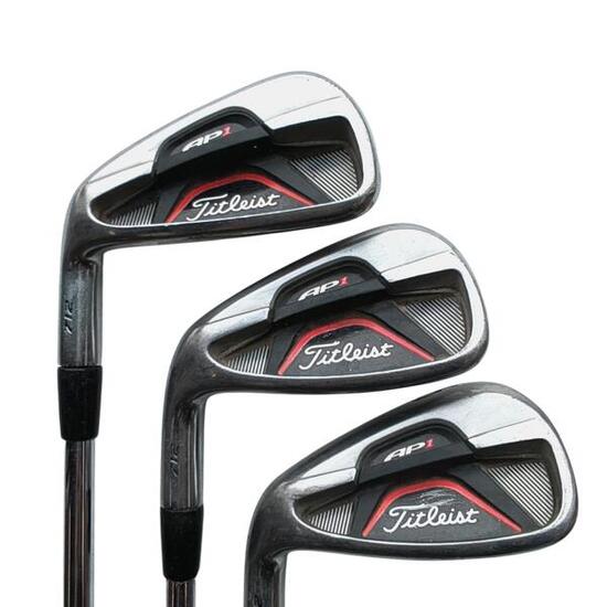 Gaucher Titleist Titleist AP1 Série de fers / 4-PW+GW / Flex Stiff / SteelFiber
