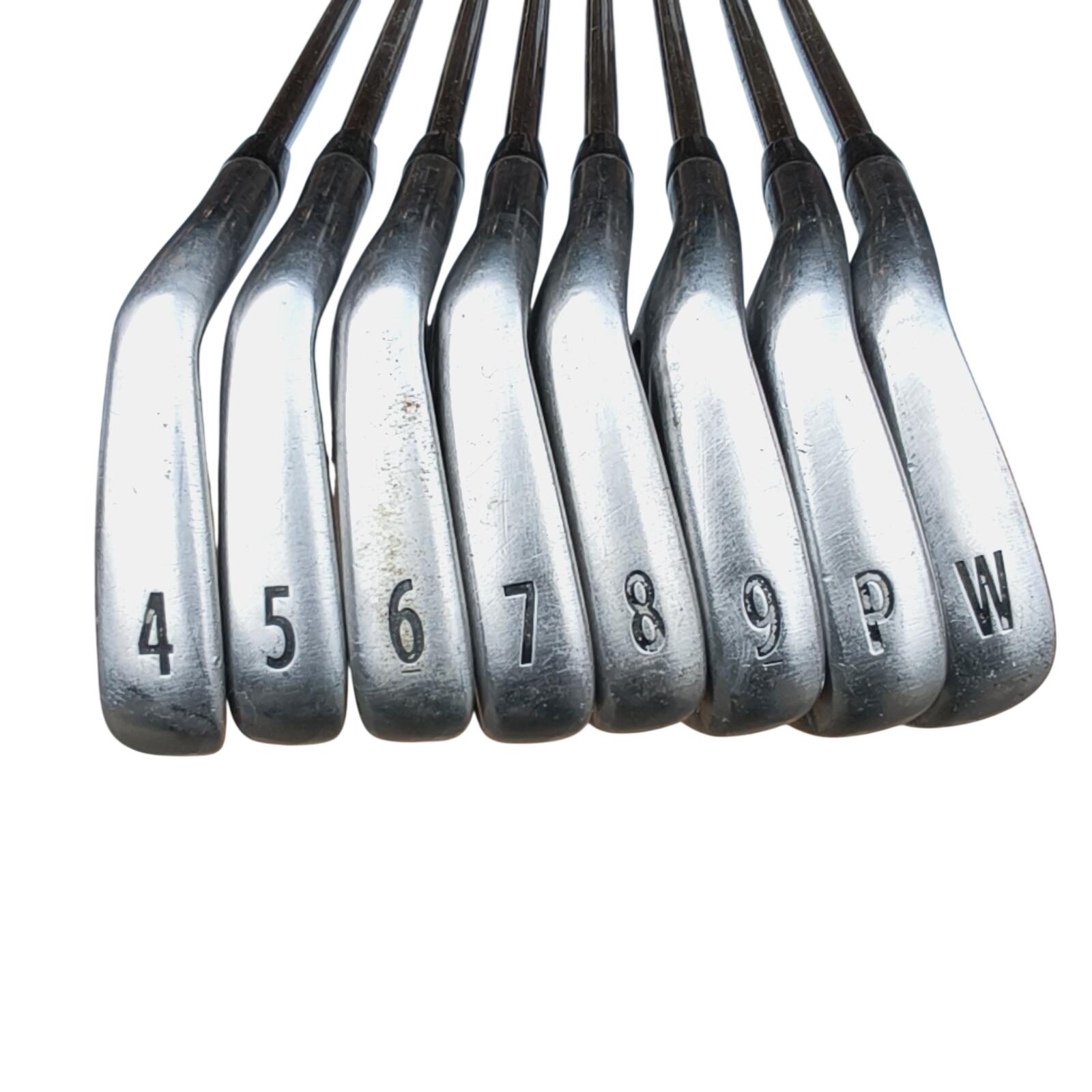 Linkshandig Titleist Titleist AP1 IJzerset / 4-PW+GW / Flex Stiff / SteelFiber 2/7