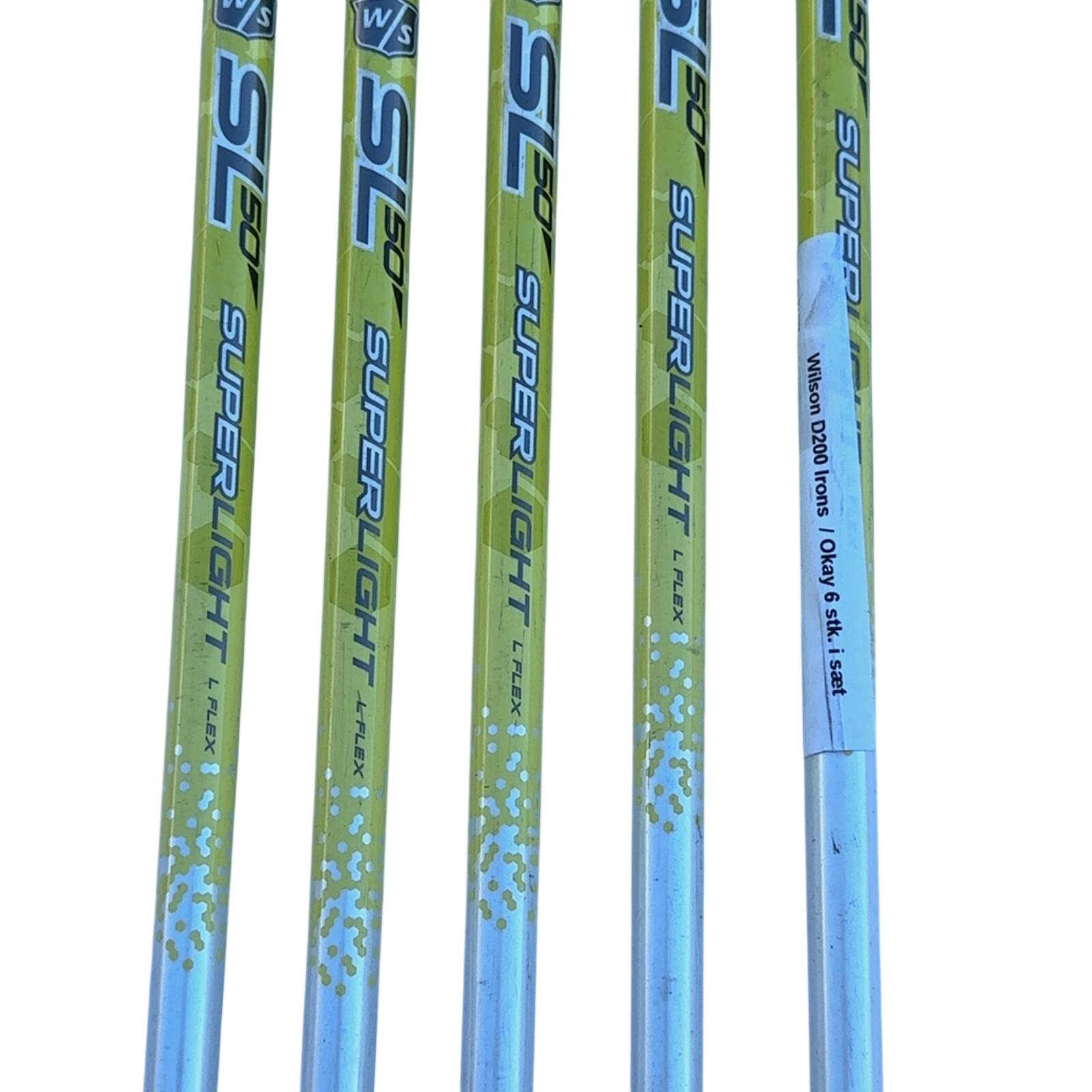 Wilson D200 Superlite IJzerset / 7-PW+SW / Flex Ladies / Grafiet 4/7