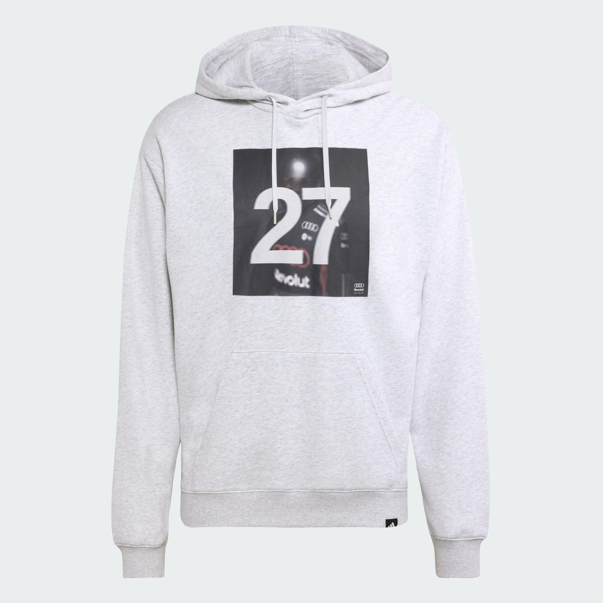 CAMISOLA COM CAPUZ I E GRAFISMO DE NICO HULKENBERG DA AUDI FORMULA ONE TEAM 2/5