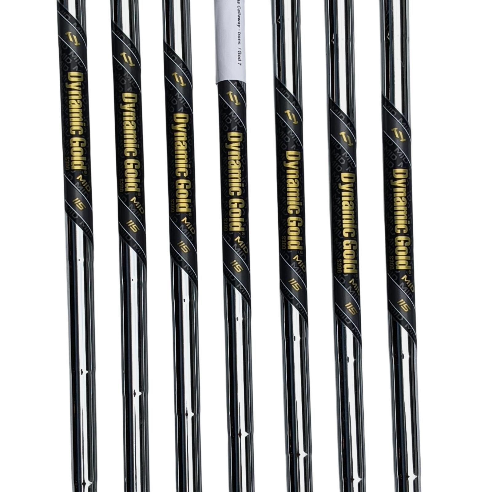 Callaway Apex CB 2024 IJzerset / 4-PW / Flex Stiff / SteelFiber 4/7