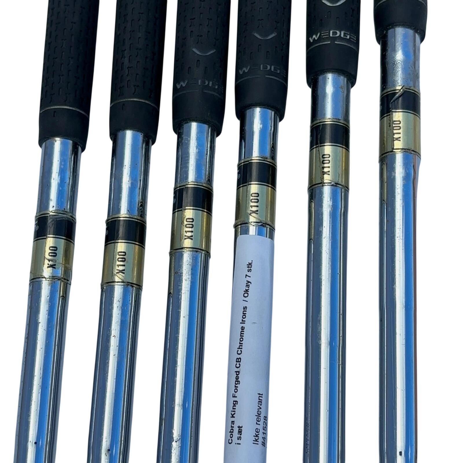 Cobra Forged MB/CB IJzerset / 5-PW / Flex X-Stiff / Staal 4/7