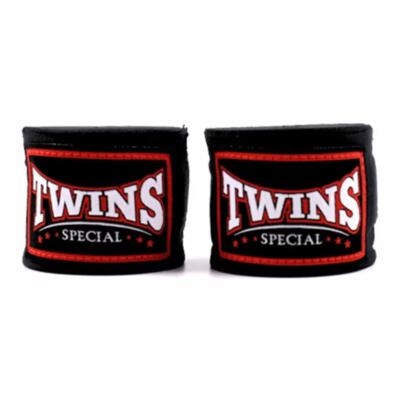 Bendaggi Twins CH5 4.5m Cotone elastico Nero