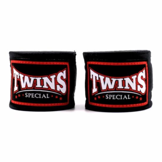 Bendaggi Twins CH5 4.5m Cotone elastico Nero