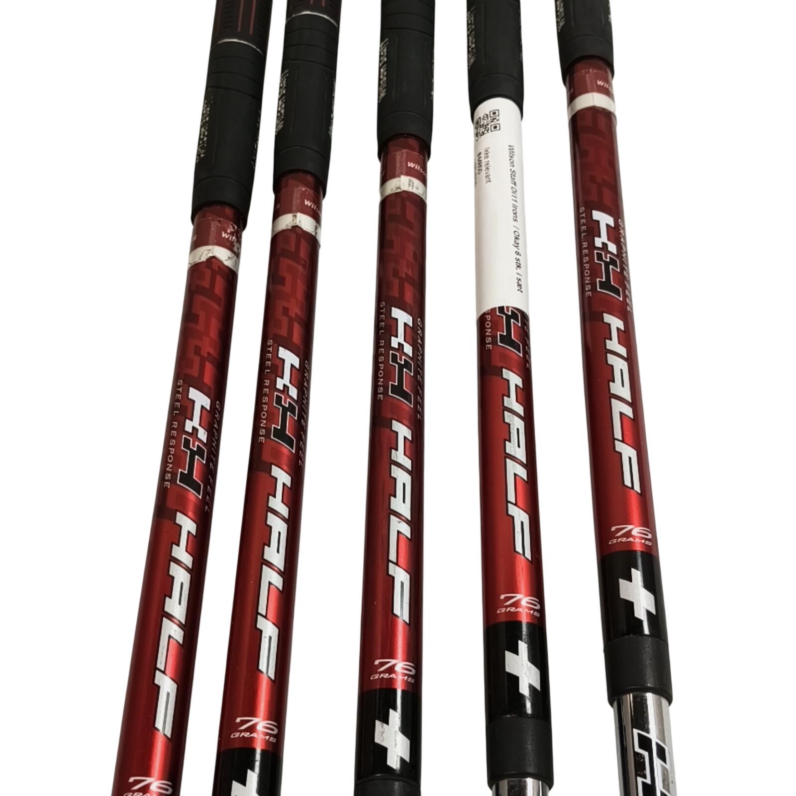 Wilson Staf Di11 IJzerset / 6-PW / Flex Regular / Staal 4/7