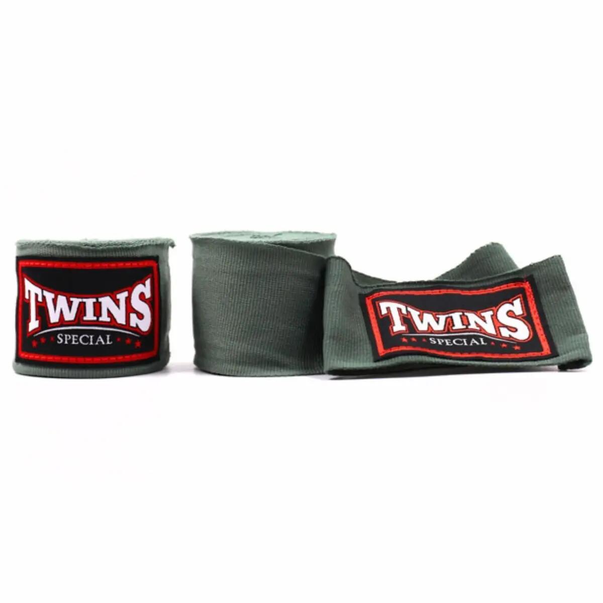 Bandage Twins CH5 4.5m Coton élastique Vert olive 2/2