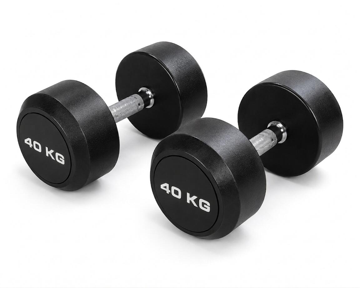 Mancuernas Redondas 40 kg (par) Fitness Musculación 2/3