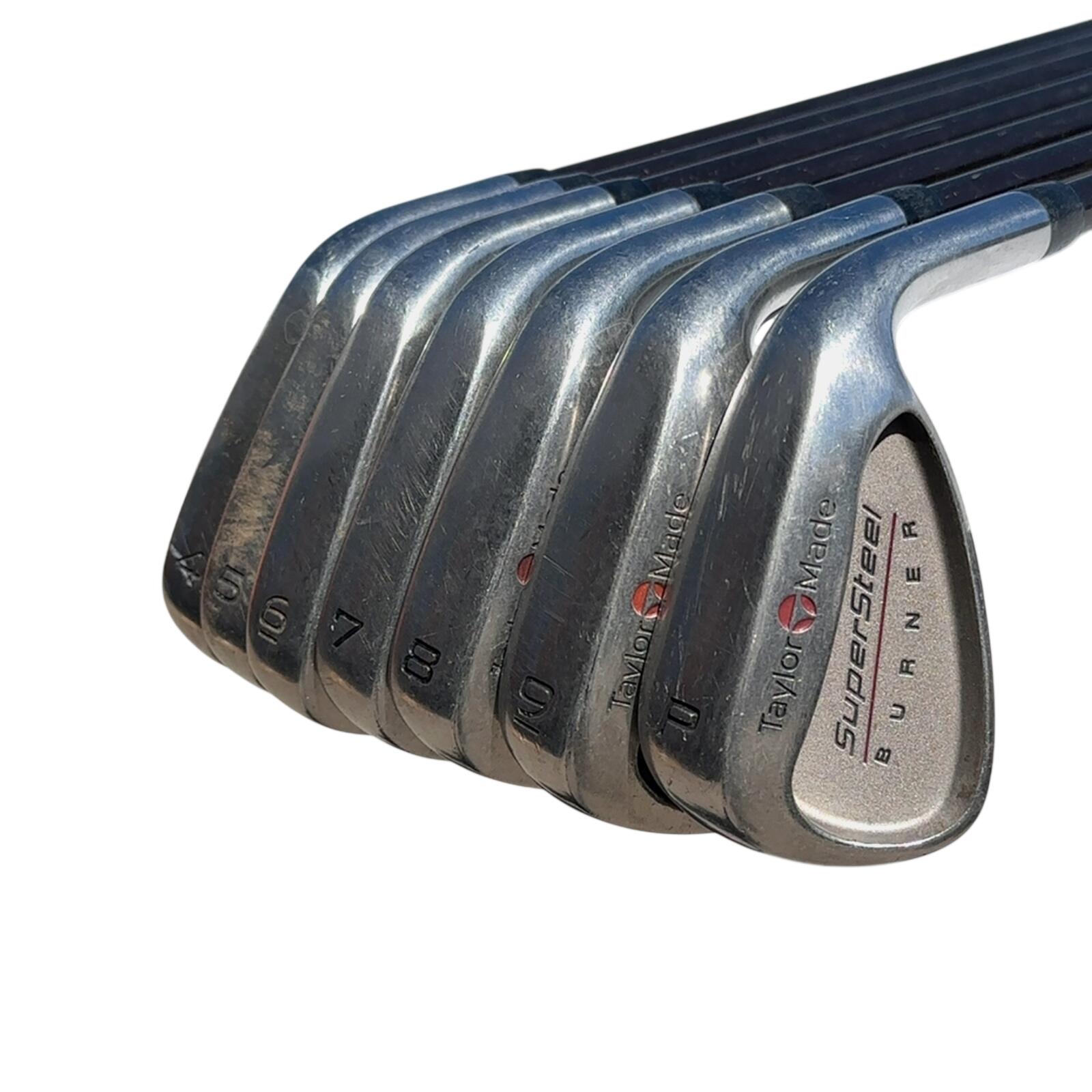 TaylorMade Burner Supersteel IJzerset / 4-PW+SW / Flex Regular / Grafiet 3/7