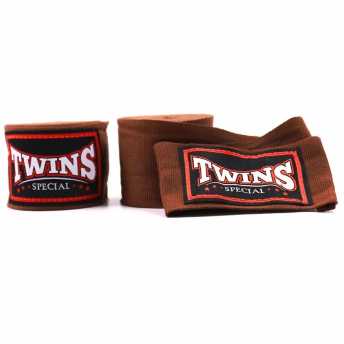 Bendaggi Twins CH5 4.5m Cotone elastico Marrone 2/2