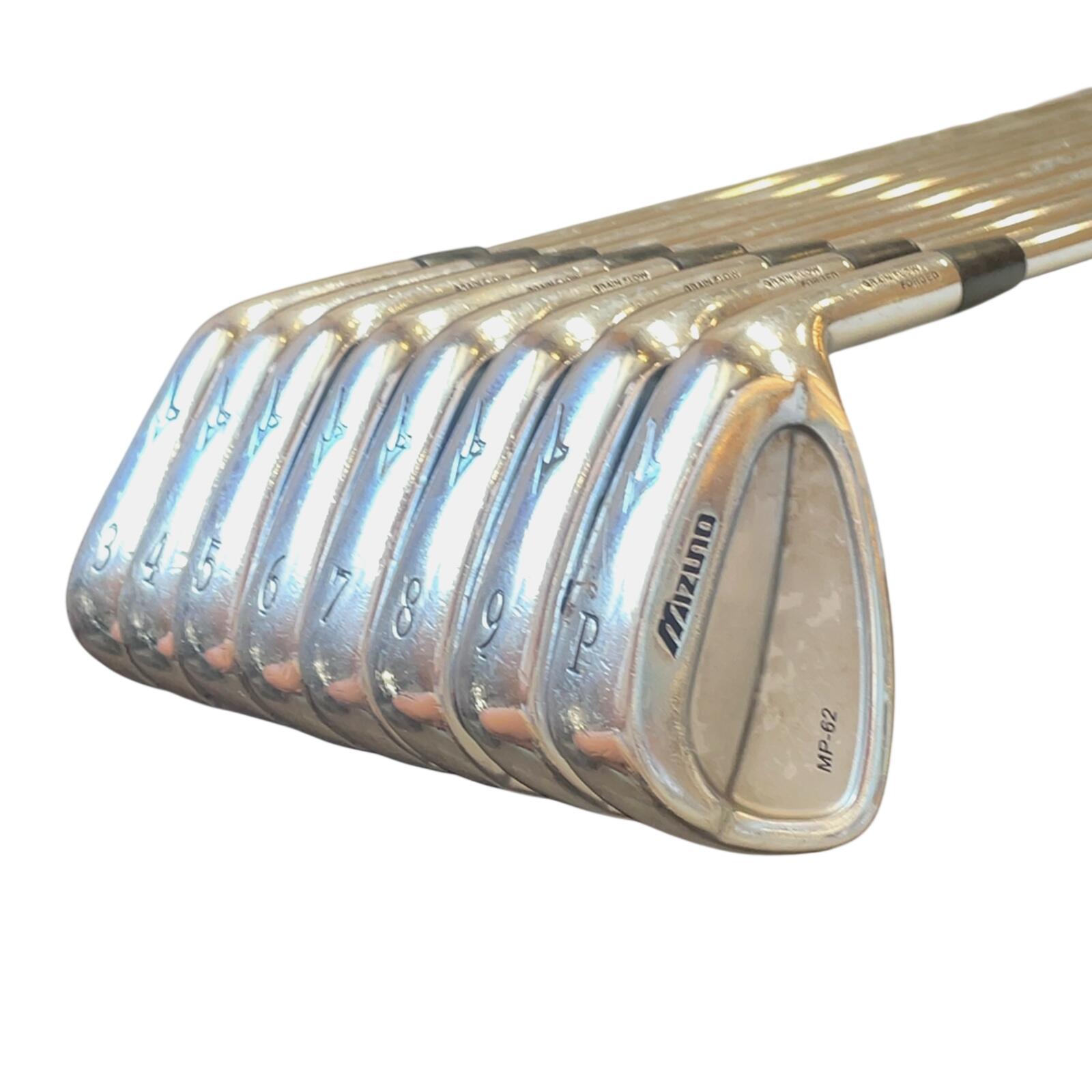 Mizuno MP-62 Série de fers / 3-PW / Flex Stiff / Acier 3/7