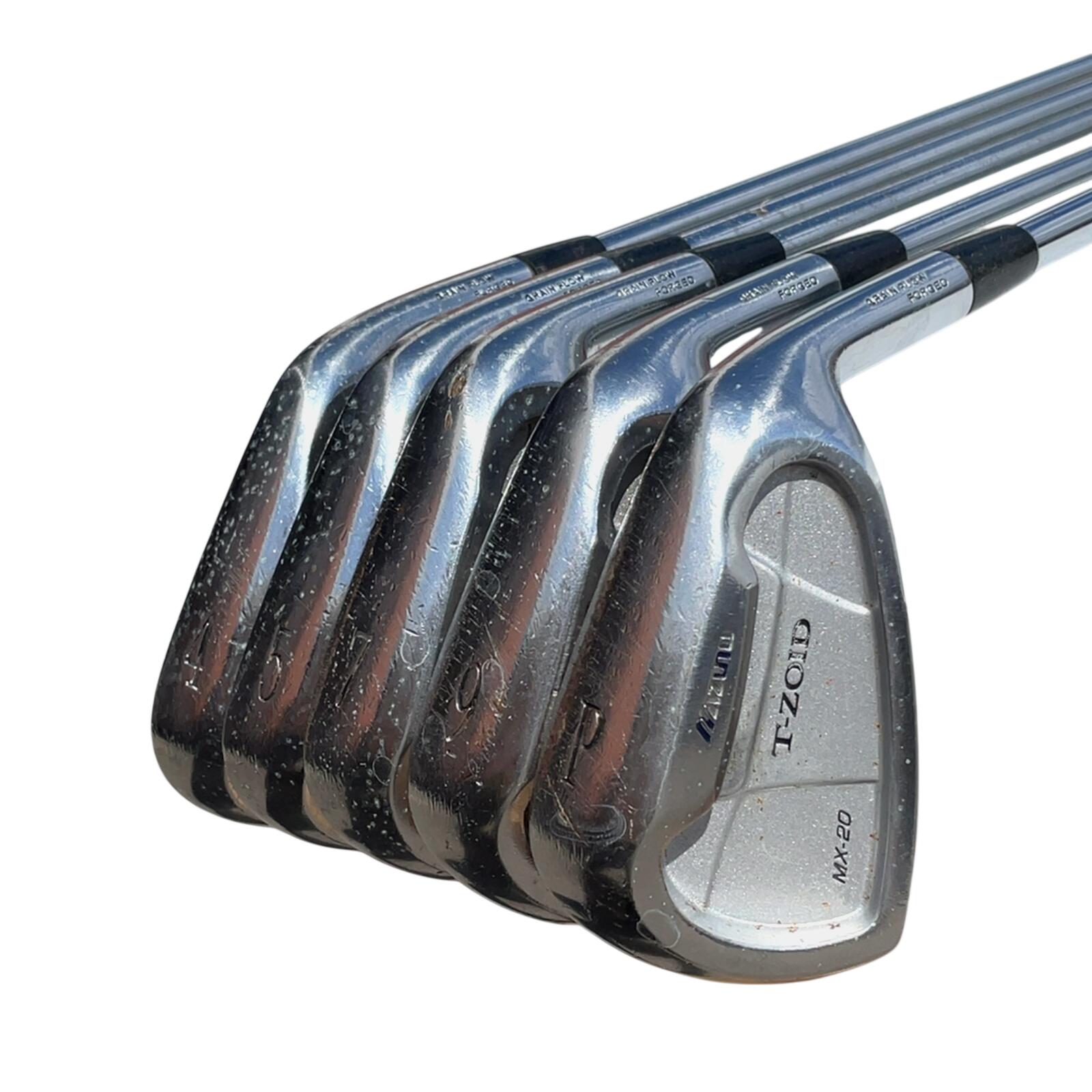 Mizuno T-Zoid MX-20 IJzerset / 4-5i+7+9-PW / Flex Stiff / Staal 3/7