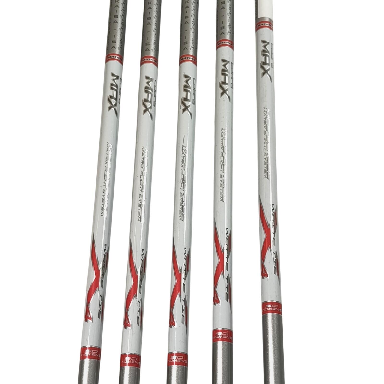 Cobra Max TecFlo IJzerset / 7-PW+SW / Flex Ladies / Grafiet 4/7