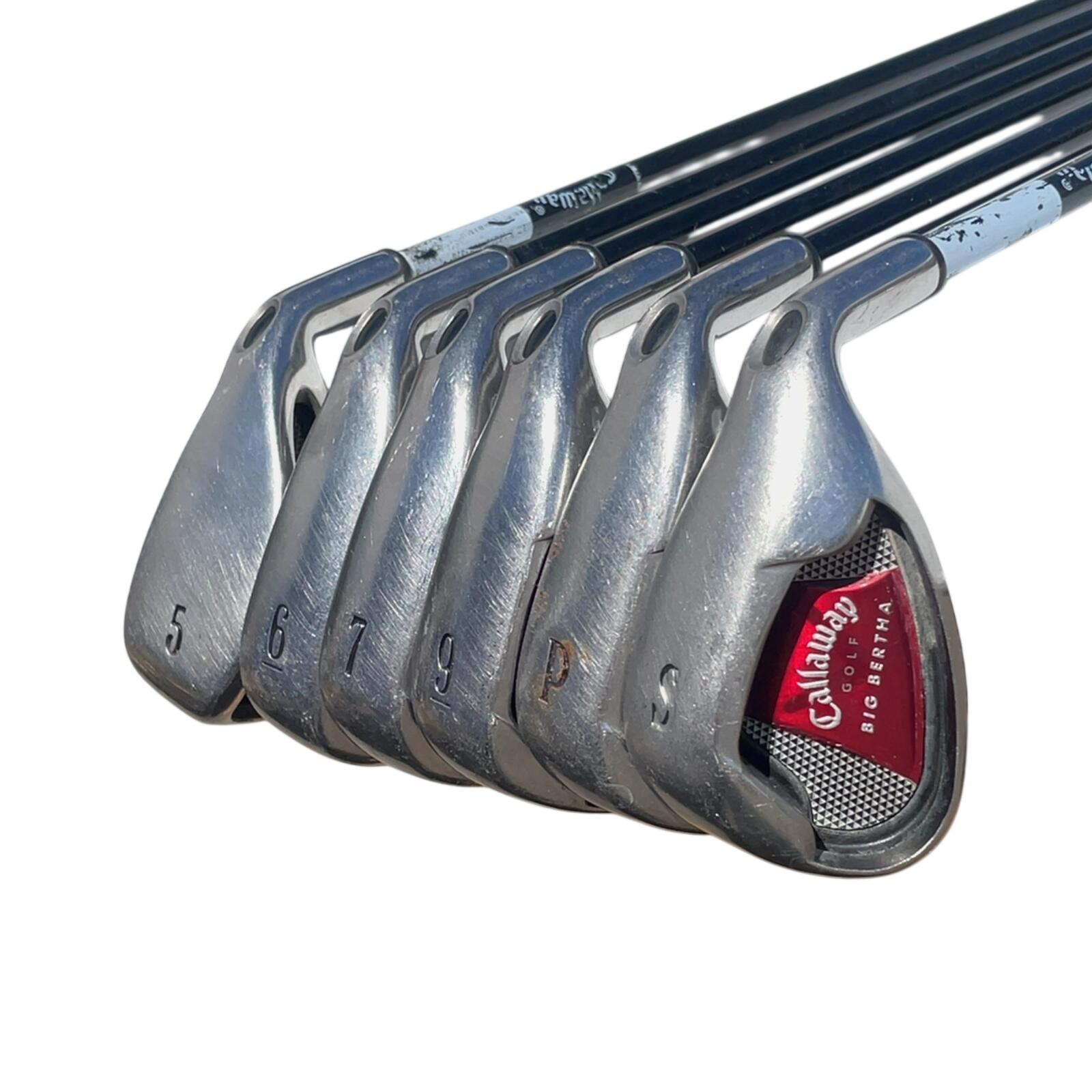Callaway Big Bertha 2006 Série de fers / 5-7i+9i+PW+SW / Flex A-flex / Graphite 3/7