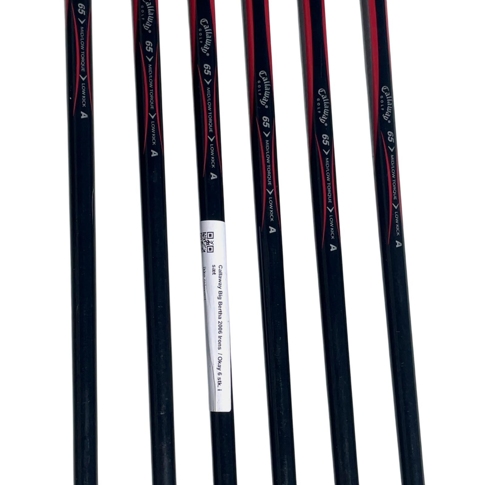 Callaway Big Bertha 2006 Série de fers / 5-7i+9i+PW+SW / Flex A-flex / Graphite 4/7