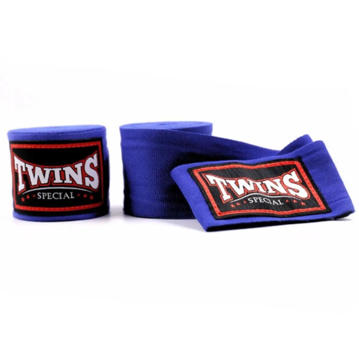 Hand Wraps Twins CH5 4.5m Elastic Cotton Blue 2/2