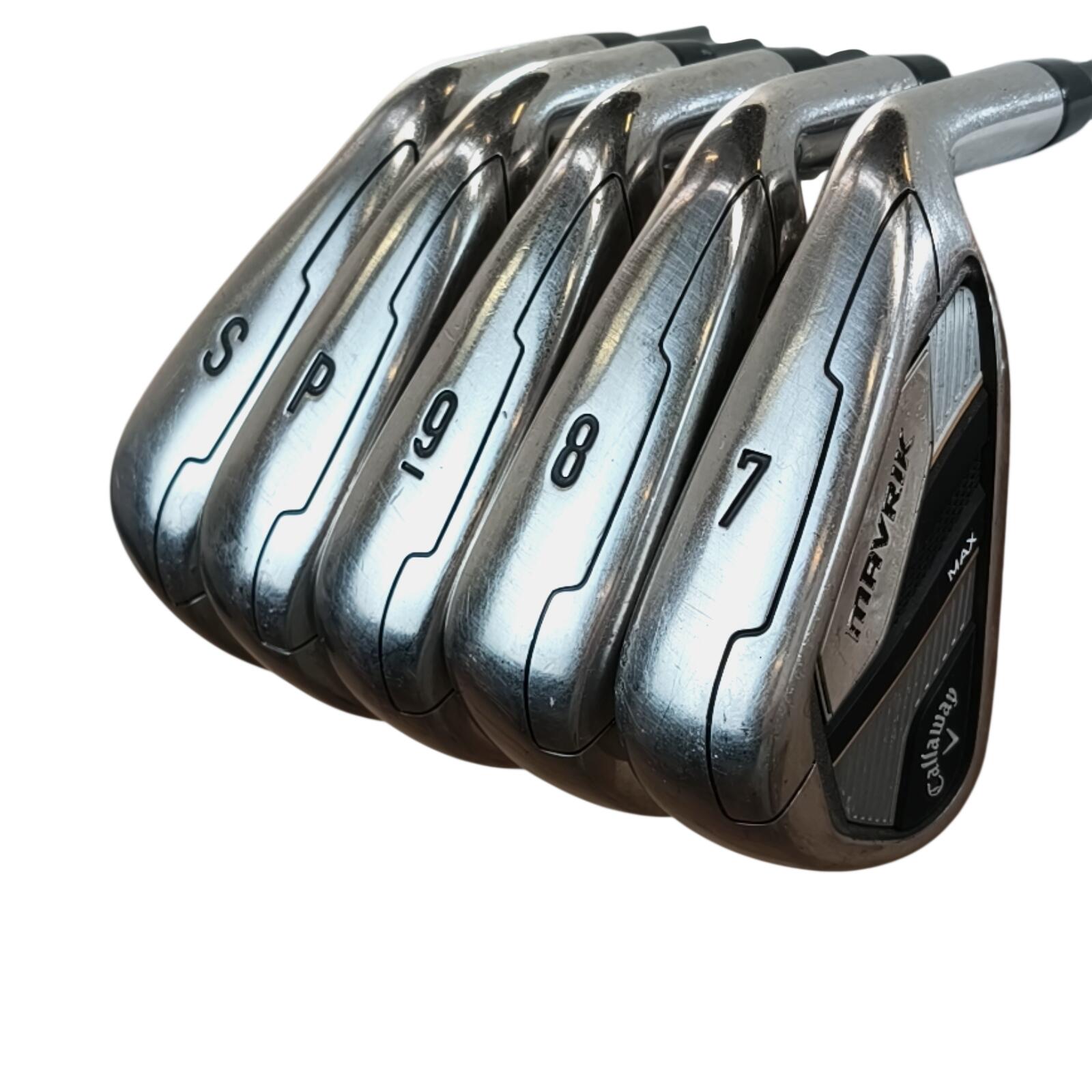 Callaway Mavrik Max IJzerset / 7-PW+SW / Flex A-flex / Grafiet 3/7
