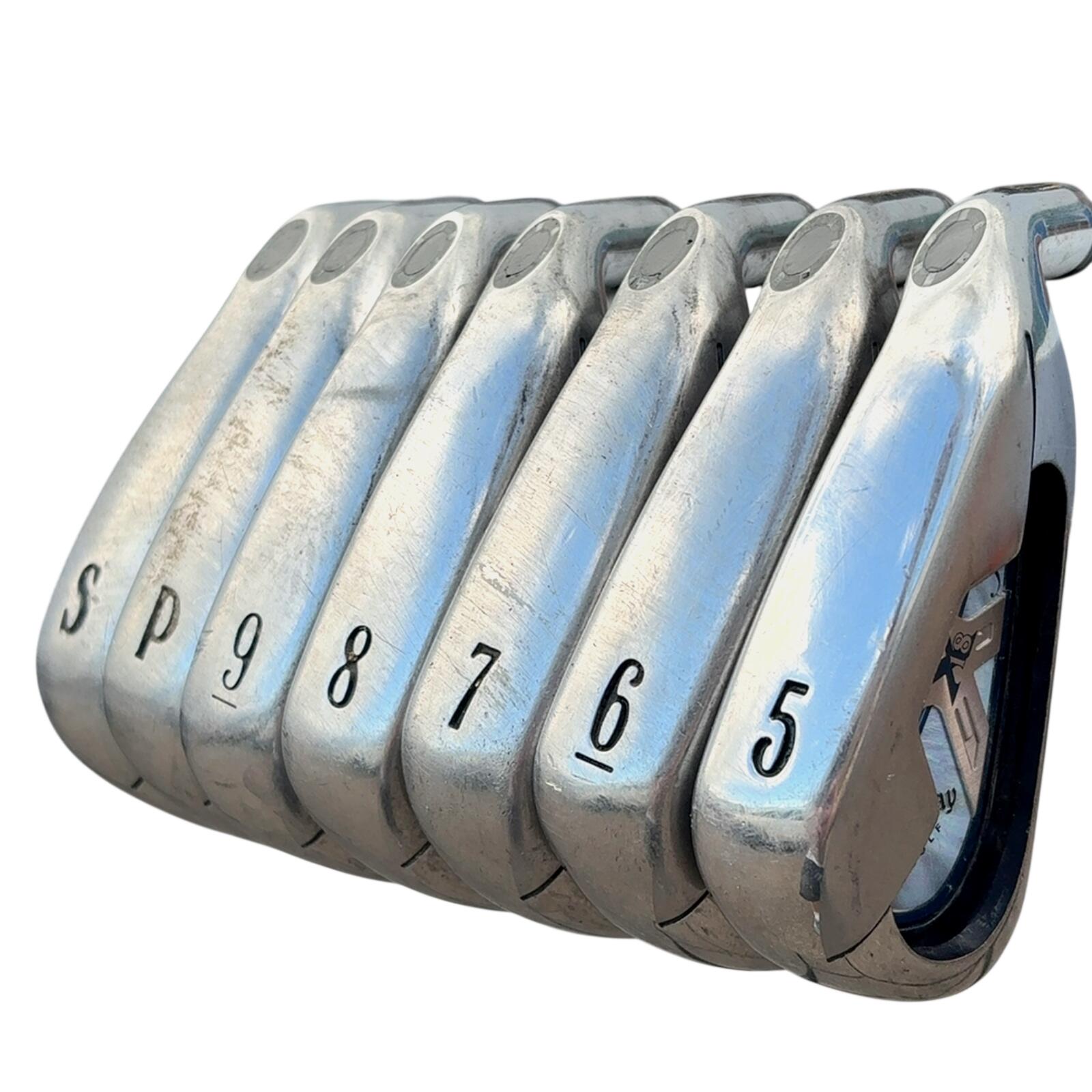 Callaway X18 IJzerset / 5-PW+SW / Flex Ladies / Grafiet 3/7