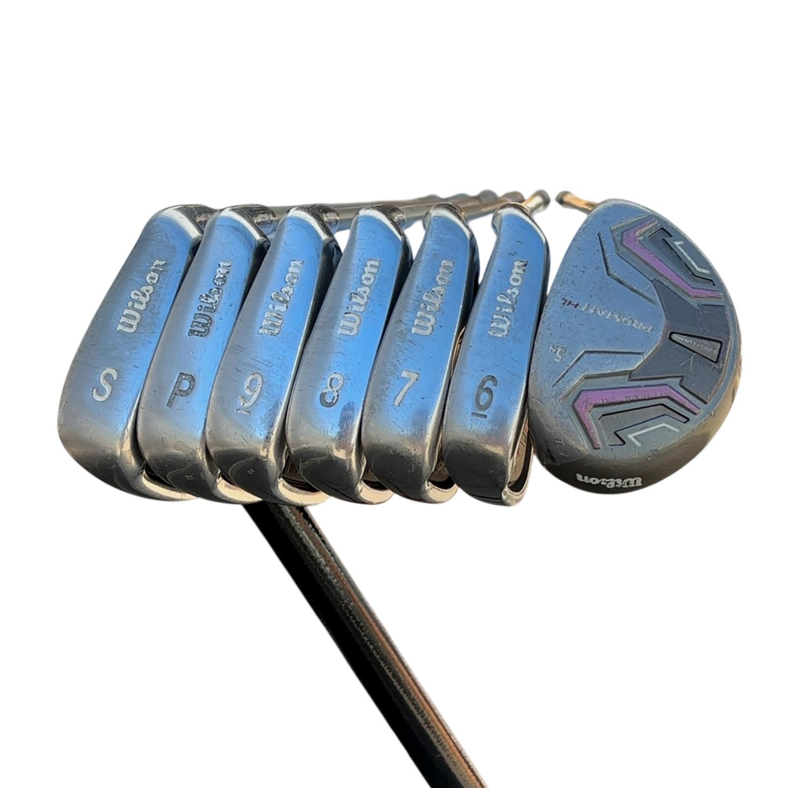 Wilson Prostaff HL IJzerset / 6-PW+SW / Flex Ladies / Grafiet 2/7