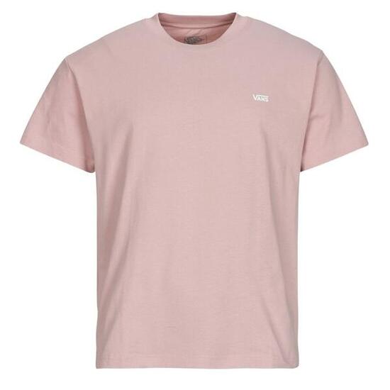 Camiseta Rosa Vans Left Chest Misty Mauve Básica de Corte Regular