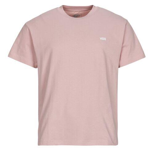 Camiseta Rosa Vans Left Chest Misty Mauve Básica de Corte Regular 3/4