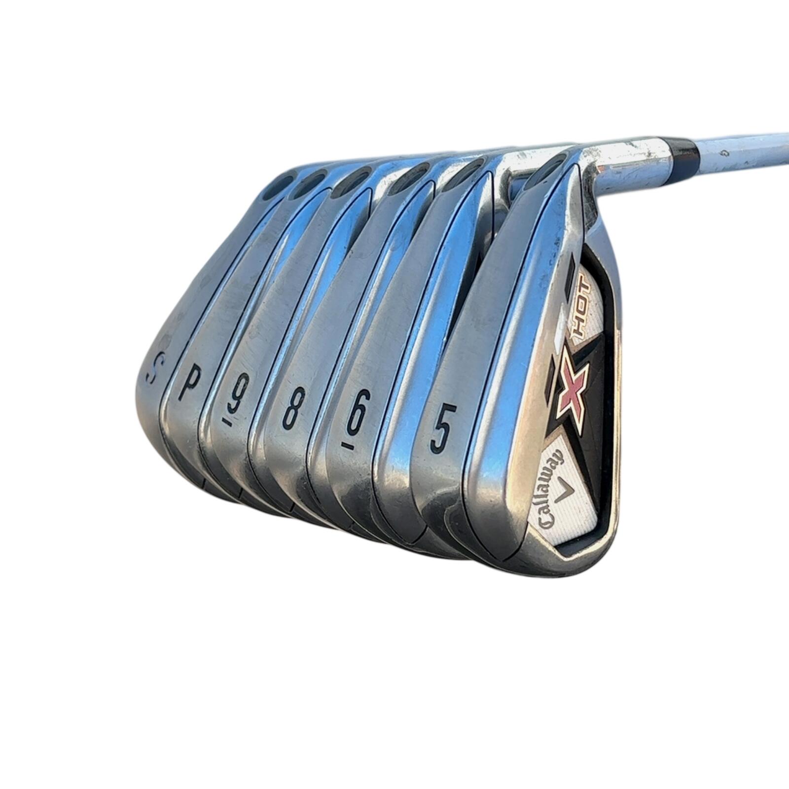Callaway X Hot IJzerset / 5-PW+SW / Flex Ladies / Grafiet 3/7