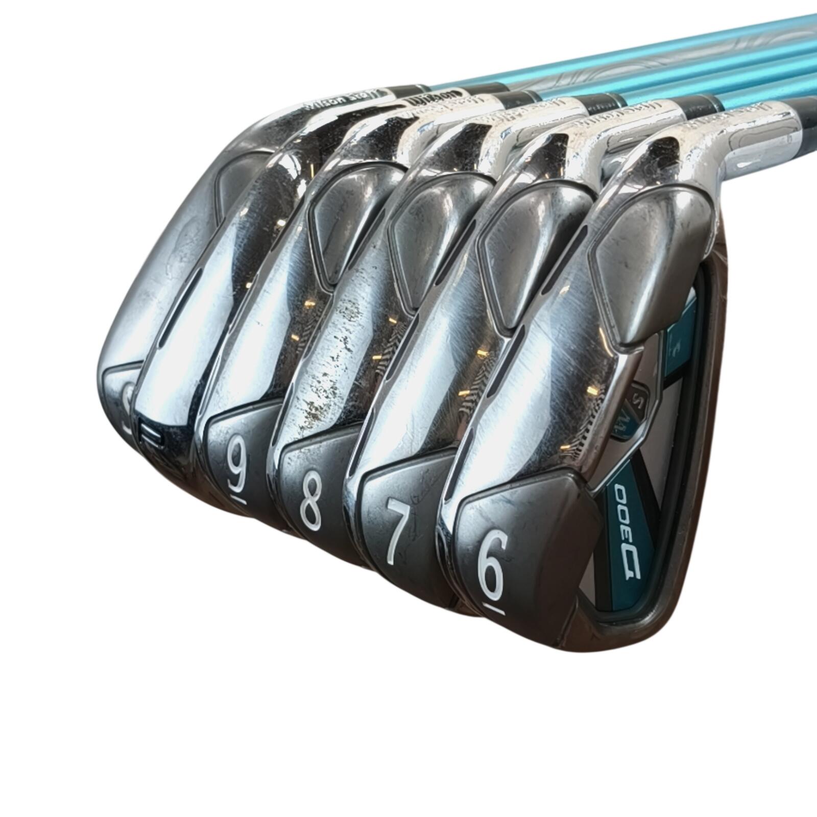 Wilson Staff D300 IJzerset / 6-PW+SW / Flex Ladies / Grafiet 3/7