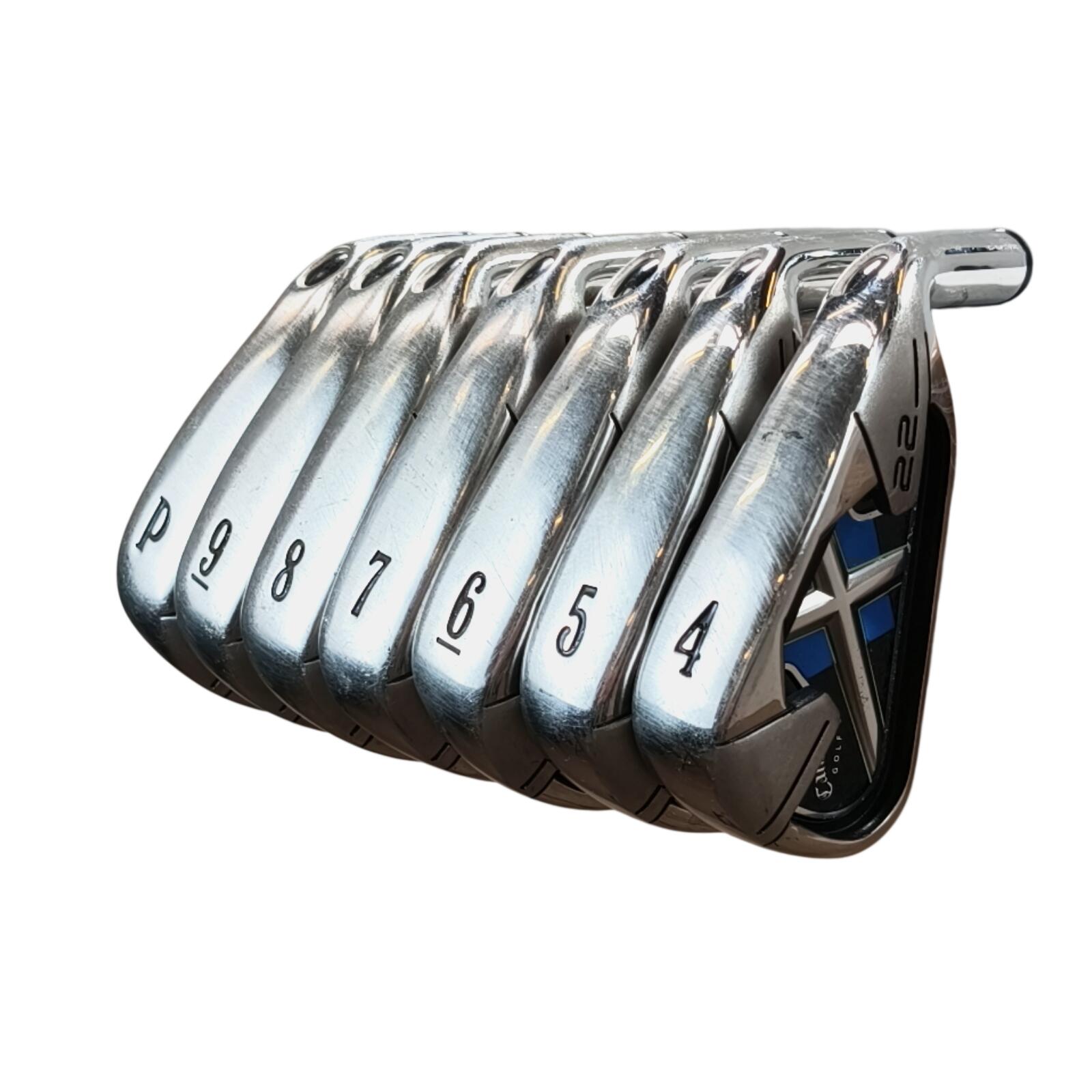 Callaway X 22 IJzerset / 4-PW / Flex Uniflex / Staal 3/7