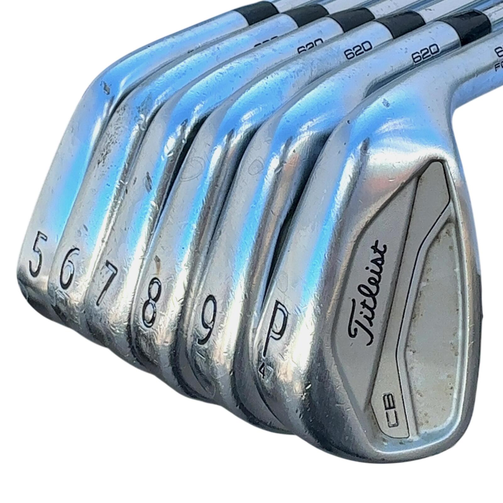 Titleist 620 CB IJzerset / 5-PW / Flex X-Stiff / Staal 3/7