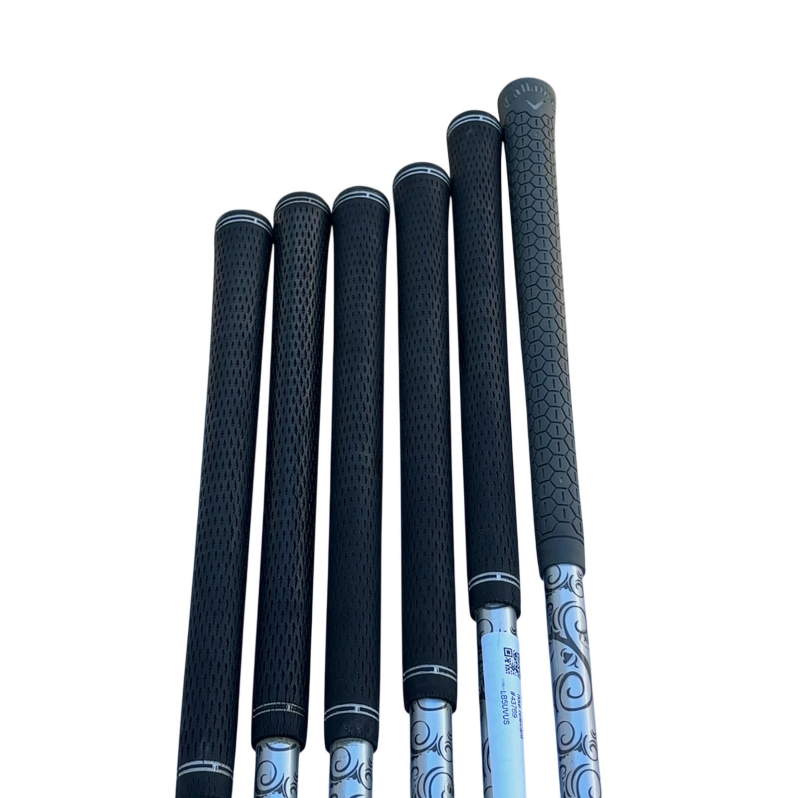 Callaway X Hot IJzerset / 5-PW+SW / Flex Ladies / Grafiet 5/7