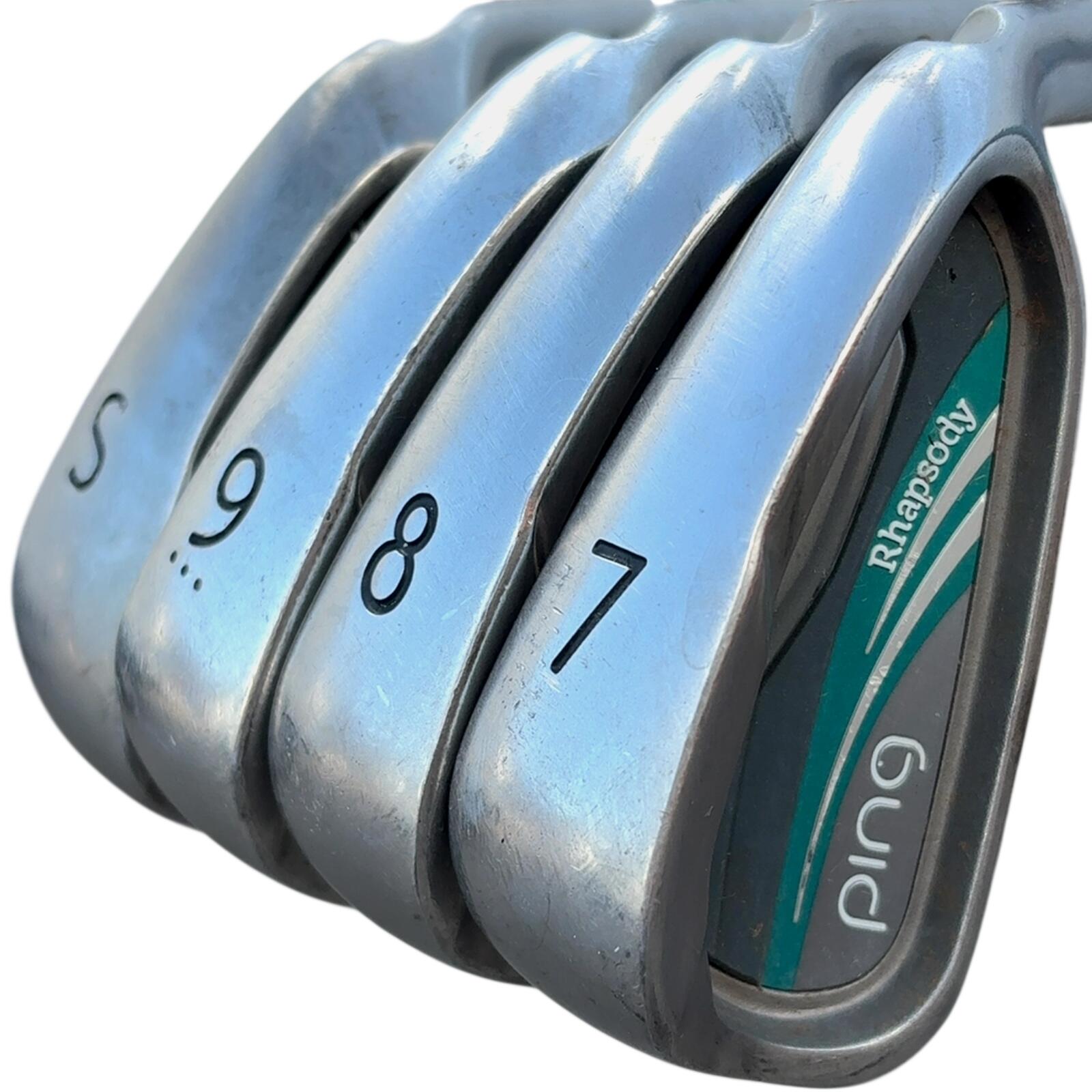 PING Rhapsody IJzerset / 7-9i+SW / Flex Ladies / Grafiet 3/7