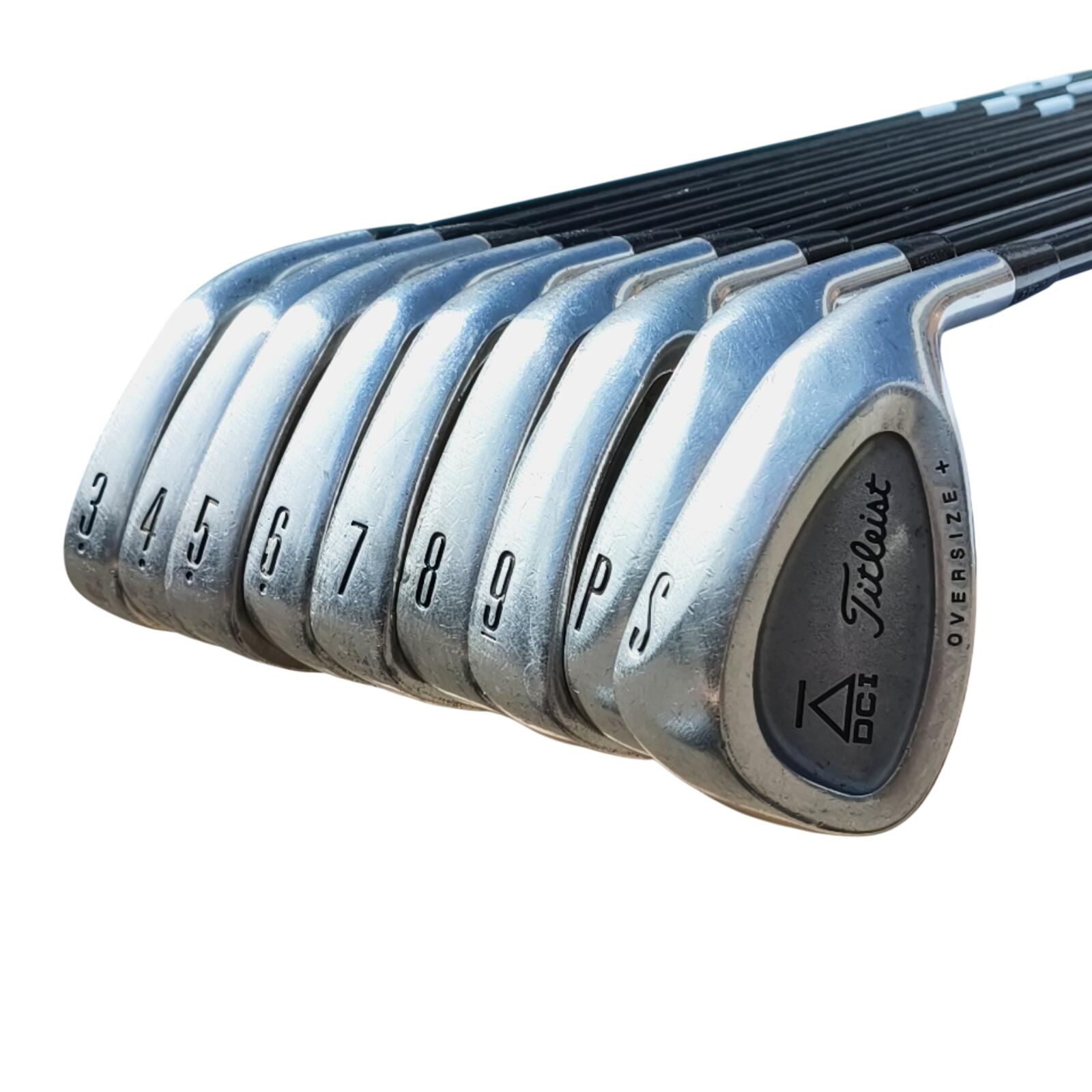 Titleist DCI Oversize+ IJzerset / 3-PW+SW / Flex Regular / Grafiet 3/7