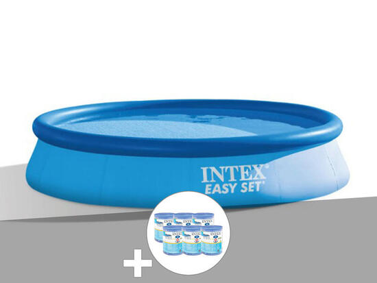 Kit piscine autoportée Easy Set 3,66 x 0,76 m + 6 cartouches
