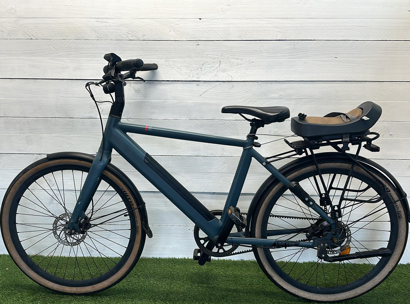 Electric stadsfiets Lekker Amsterdam+ 504Wh, blauw, framemaat 53 cm 2/2