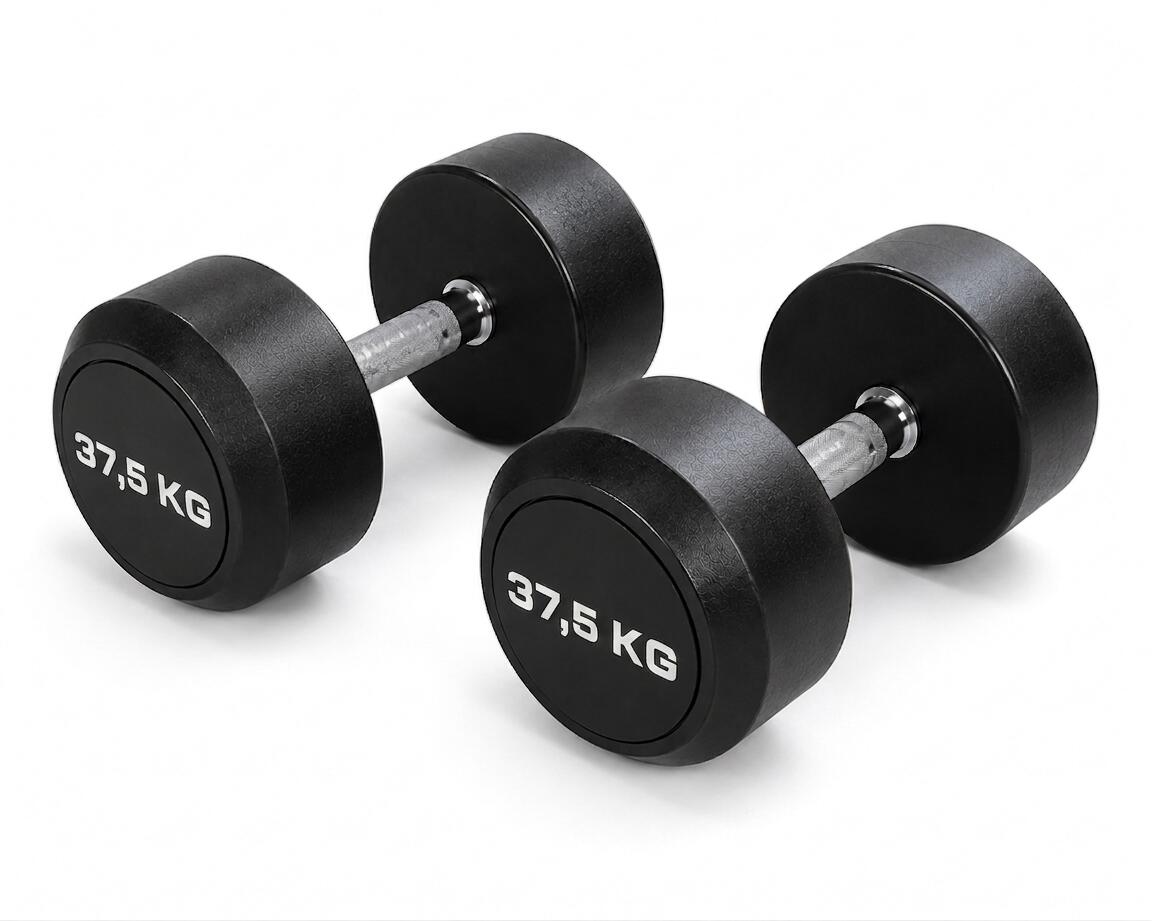 Mancuernas Redondas 37,5 kg (par) Fitness Musculación 2/3