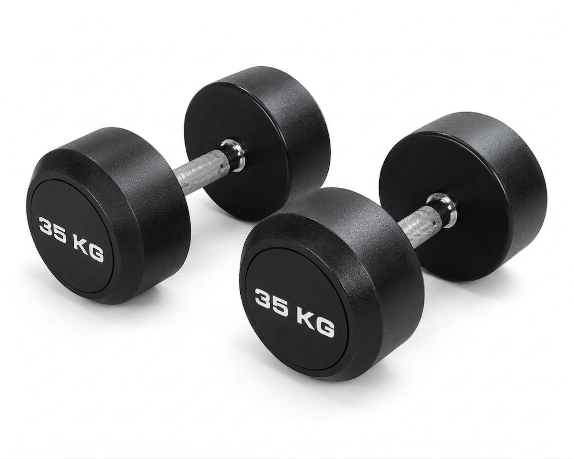 Mancuernas Redondas 35 kg (par) Fitness Musculación 2/3