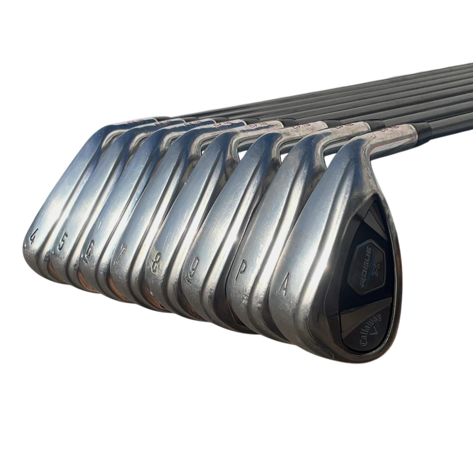 Callaway Rogue x IJzerset / 4-PW+AW  / Flex Regular / Grafiet 3/7
