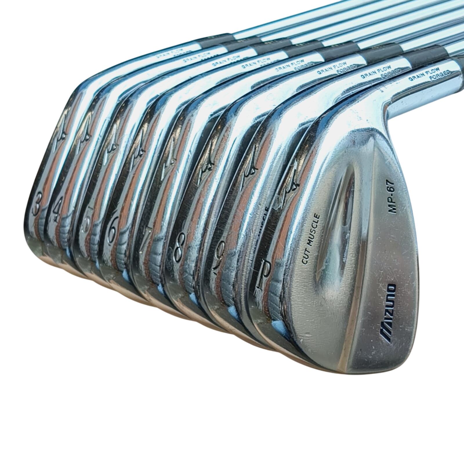 Mizuno Mp-67 IJzerset / 3-PW / Flex Stiff / Staal 3/7