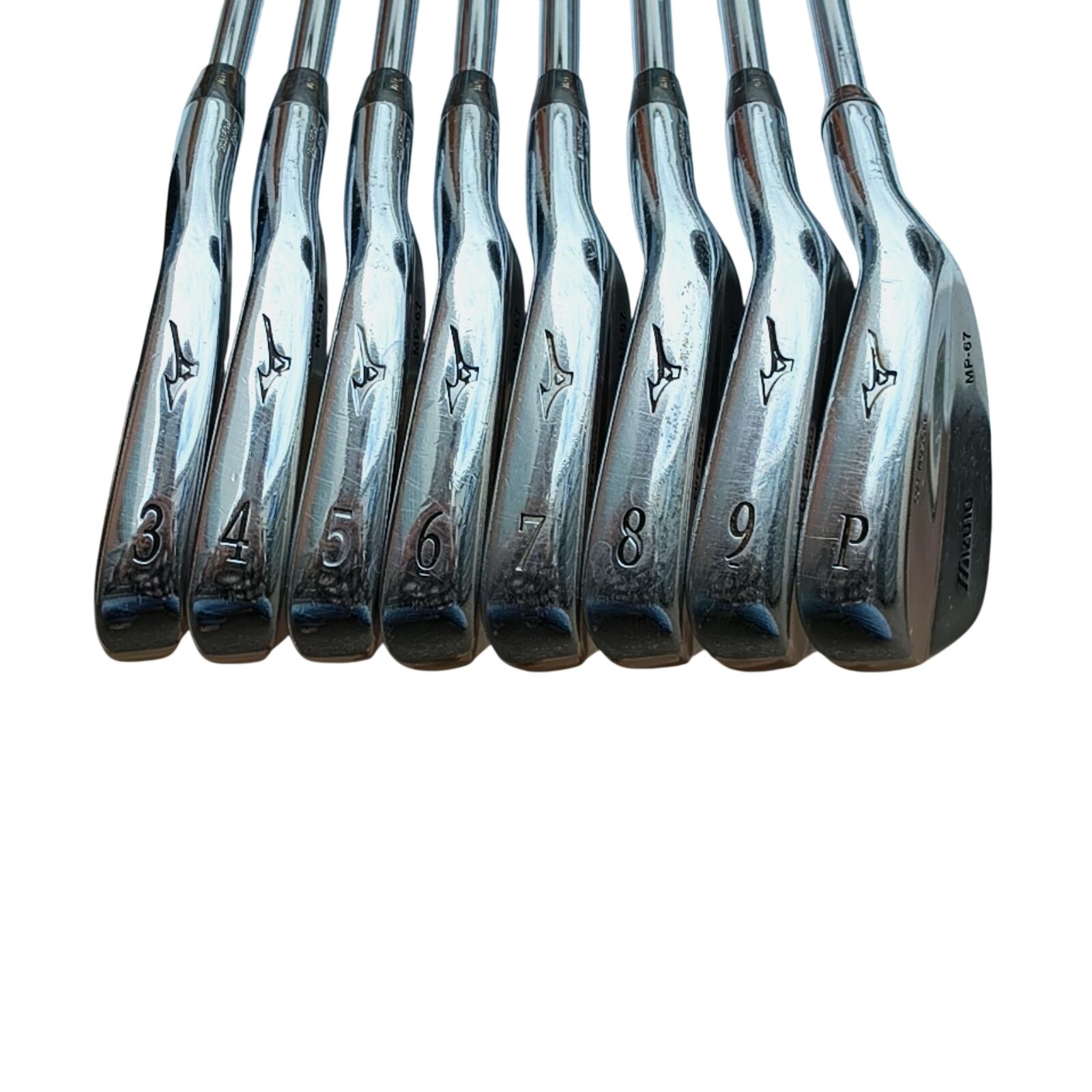 Mizuno Mp-67 IJzerset / 3-PW / Flex Stiff / Staal 2/7
