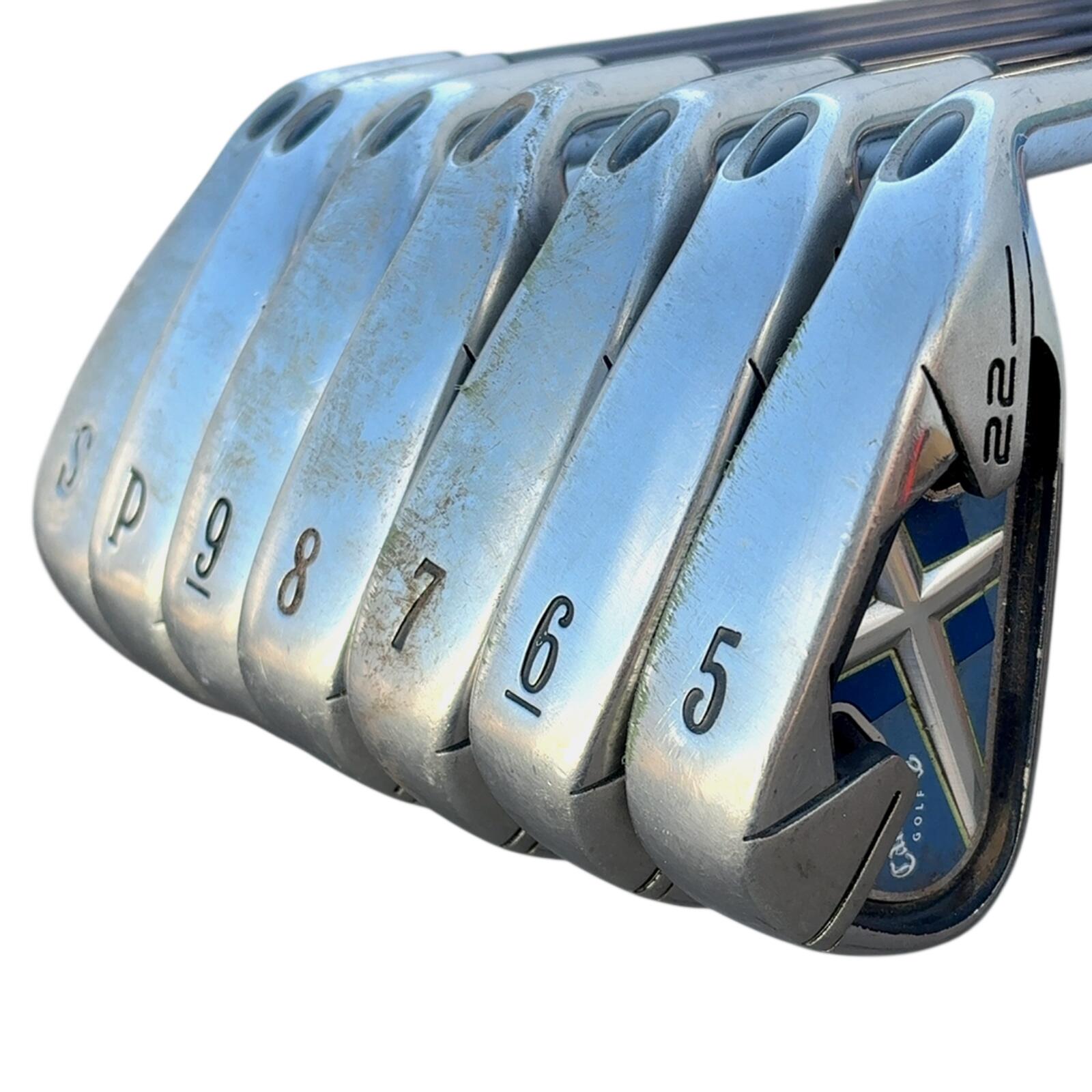 Callaway X-22 IJzerset / 5-PW+SW / Flex Ladies / Grafiet 3/7