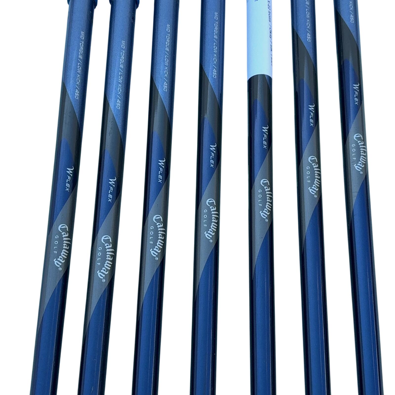 Callaway X-22 IJzerset / 5-PW+SW / Flex Ladies / Grafiet 4/7