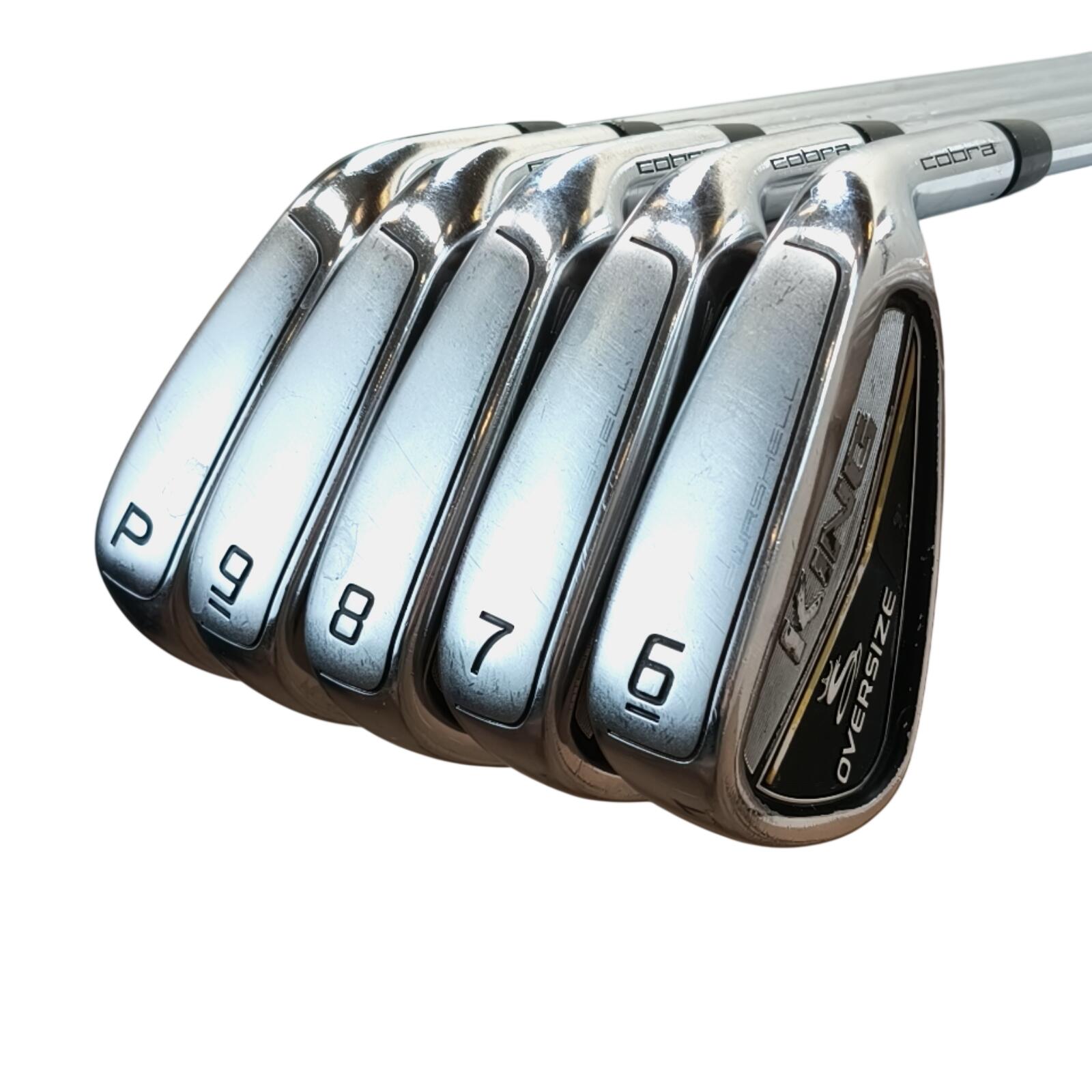 Cobra King Oversize IJzerset / 6-PW+SW / Flex Regular / Staal 3/7