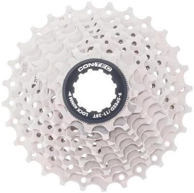 Contec cassette grad 11-28t 9-speed zilver/zwart