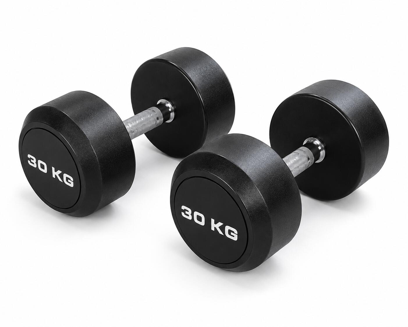 Mancuernas Redondas 30 kg (par) Fitness Musculación 2/3
