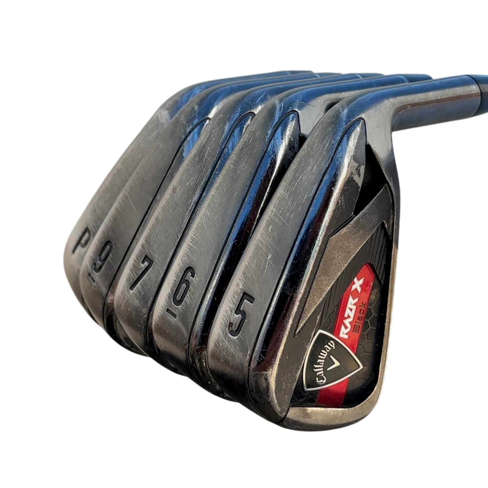 Callaway Razr X Black IJzerset / 5-7i+9i-PW / Flex Uniflex / Staal 3/7