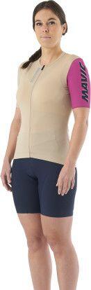 Maillot de manga corta para mujer Mavic Essential Beige/Rosa 3/6