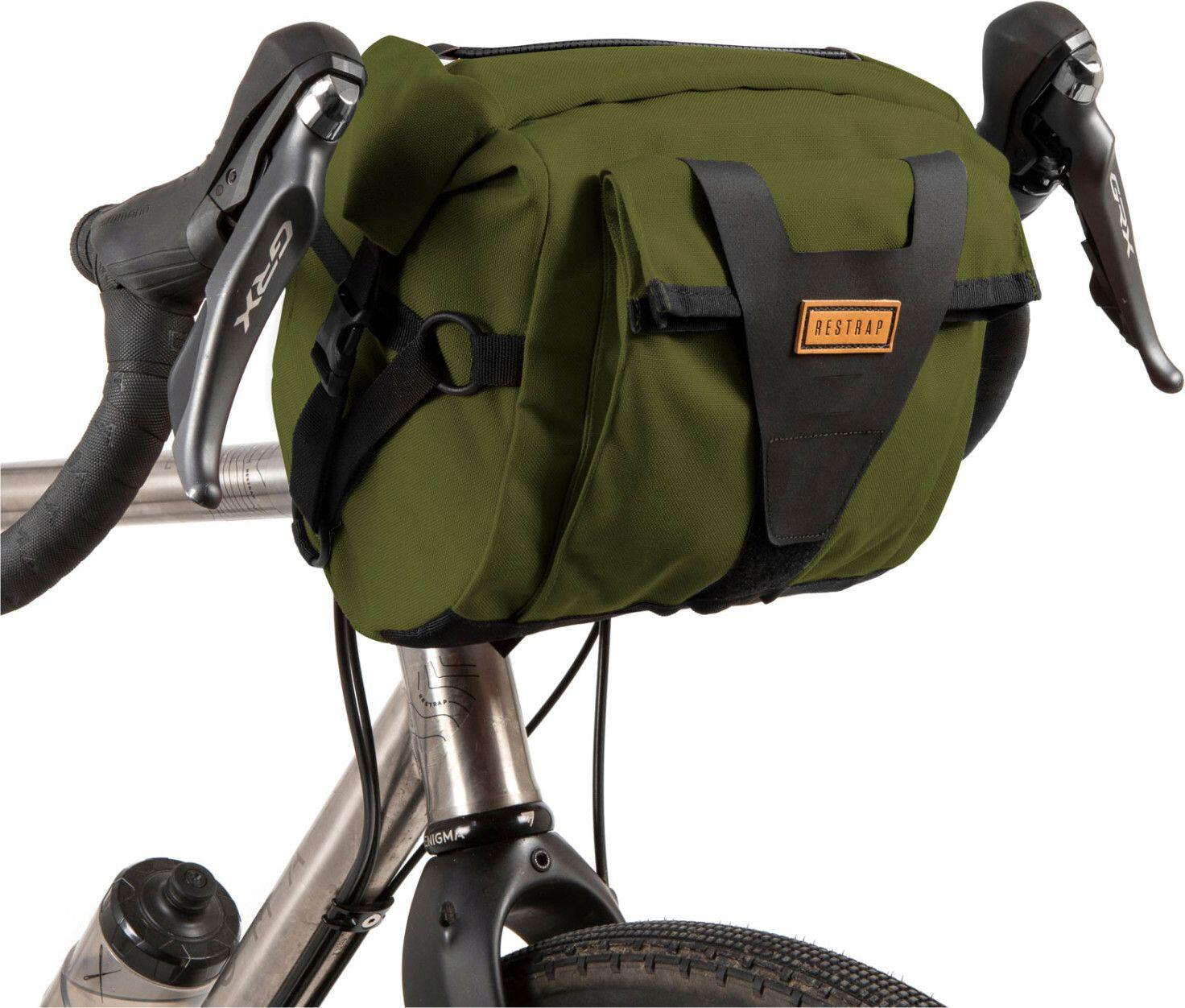 Restrap Bar Pack 10L Borsa da Manubrio Verde Oliva 3/5