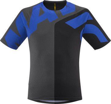 Mavic deemax enduro jersey met korte mouwen grijs zwart