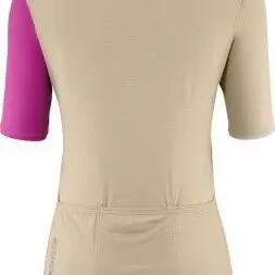 Mavic Essential Women's Short Sleeve Jersey Beige/Rose - Decathlon